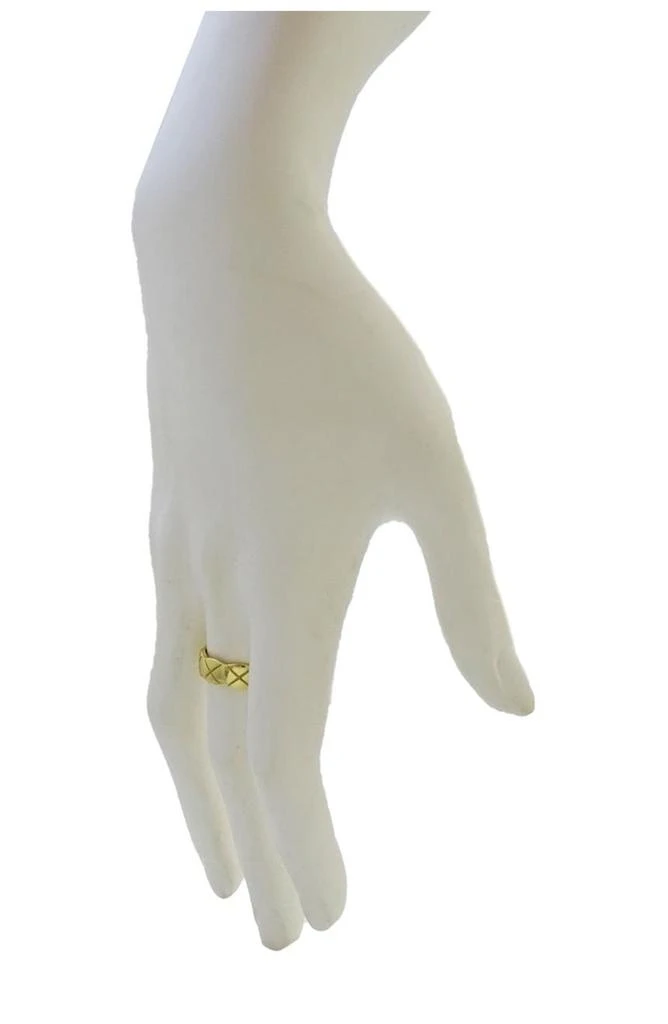 商品Savvy Cie Jewels|18K Yellow Gold Vermeil Wide Scalloped Band Ring,价格¥271,第2张图片详细描述
