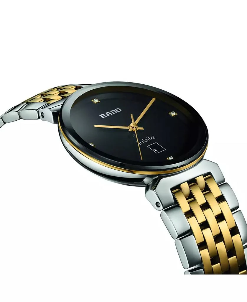 商品Rado|Women's Swiss Florence Classic Diamond Accent Two Tone Stainless Steel Bracelet Watch 30mm,价格¥9031,第2张图片详细描述