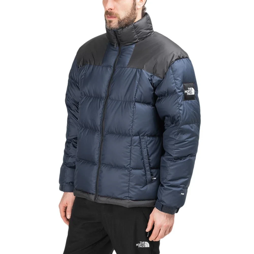 商品[国内直发] The North Face|北面 Lhotse 700蓬 户外运动立领拼色羽绒服 男女同款情侣款 海军蓝,价格¥2721,第4张图片详细描述