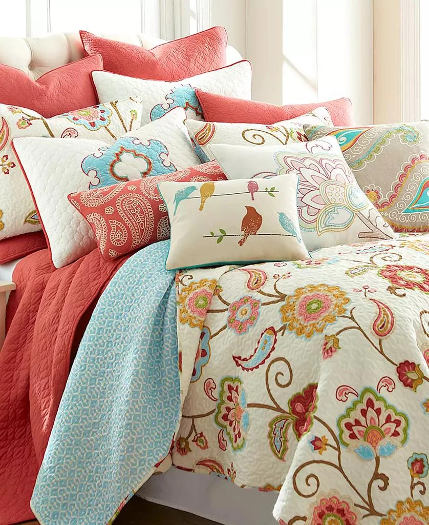 商品Levtex|Ashbury Spring Jacobean Floral 2-Pc. Quilt Set,价格¥739,第1张图片