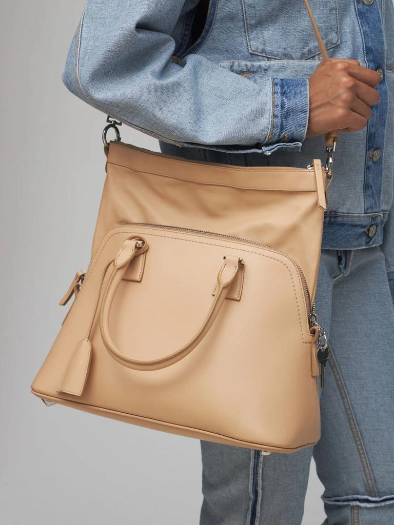 商品MAISON MARGIELA|Medium 5ac Soft Leather Top Handle Bag,价格¥18321,第1张图片详细描述