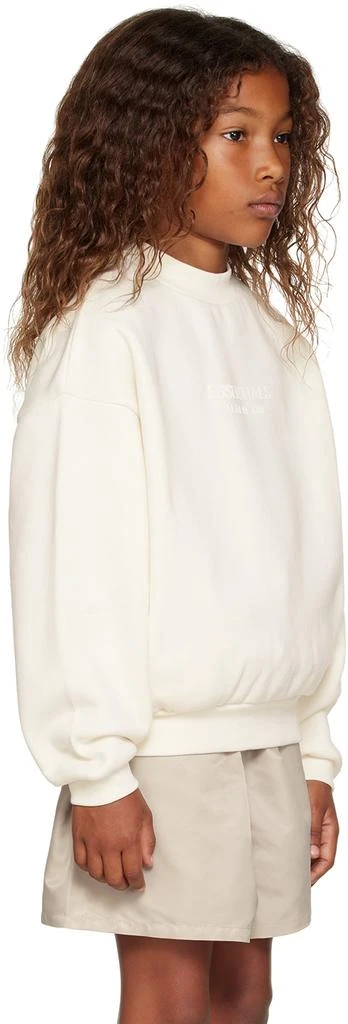 商品Essentials|Kids Off-White Bonded Long Sleeve T-Shirt,价格¥301,第2张图片详细描述