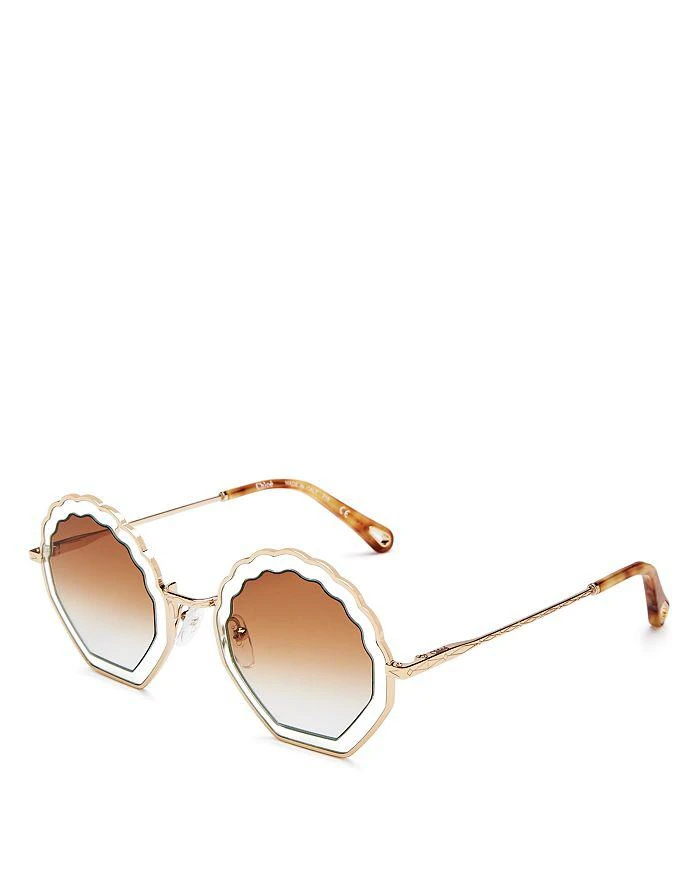 商品Chloé|Women's Tally Octagonal Sunglasses, 53mm,价格¥3139,第3张图片详细描述