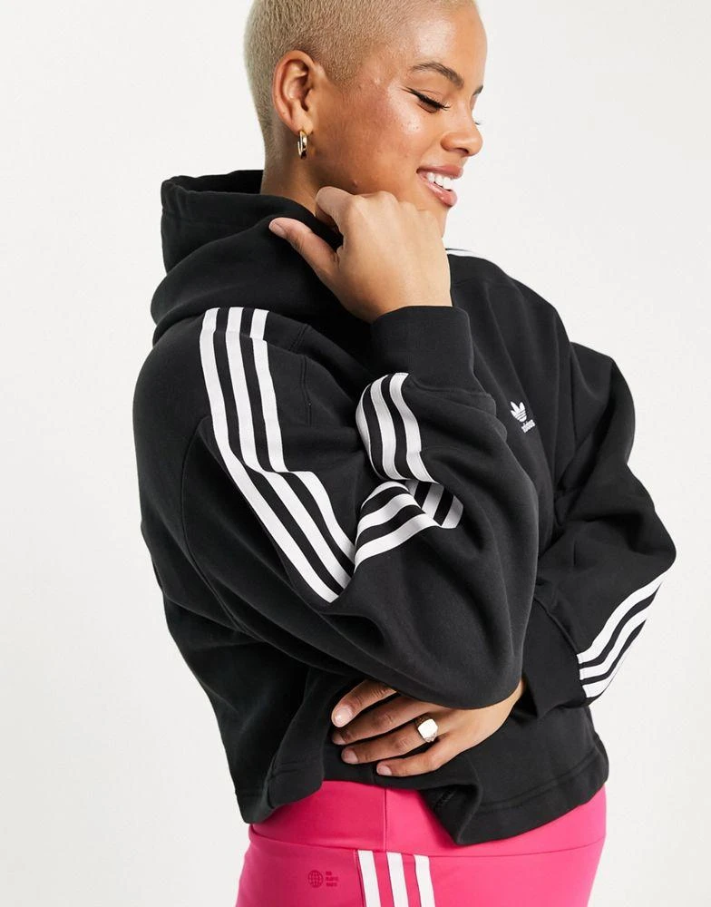 商品Adidas|adidas Originals Plus adicolor hoodie in black,价格¥468,第3张图片详细描述