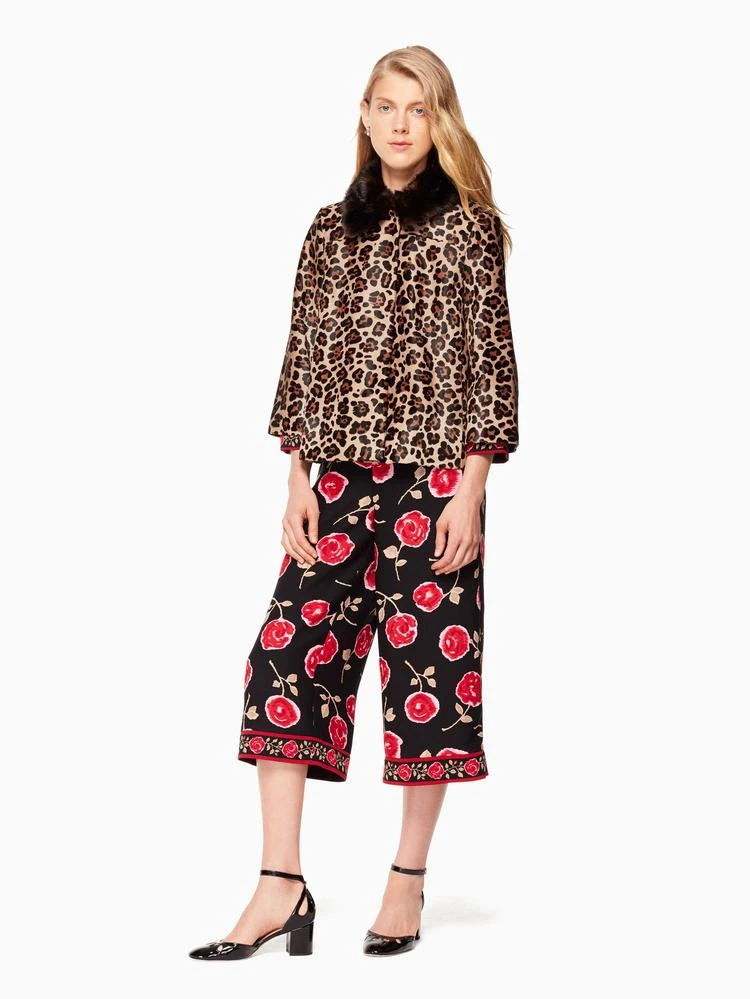 商品Kate Spade|leopard-print pony hair jacket,价格¥10104,第1张图片