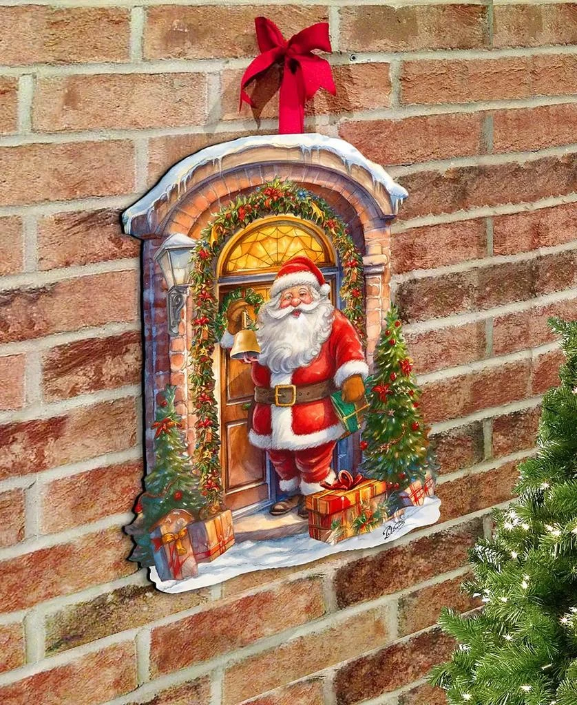 商品Designocracy|Knocking the Christmas Wooden Wall Decor Door Decor G. DeBrekht,价格¥1099,第5张图片详细描述