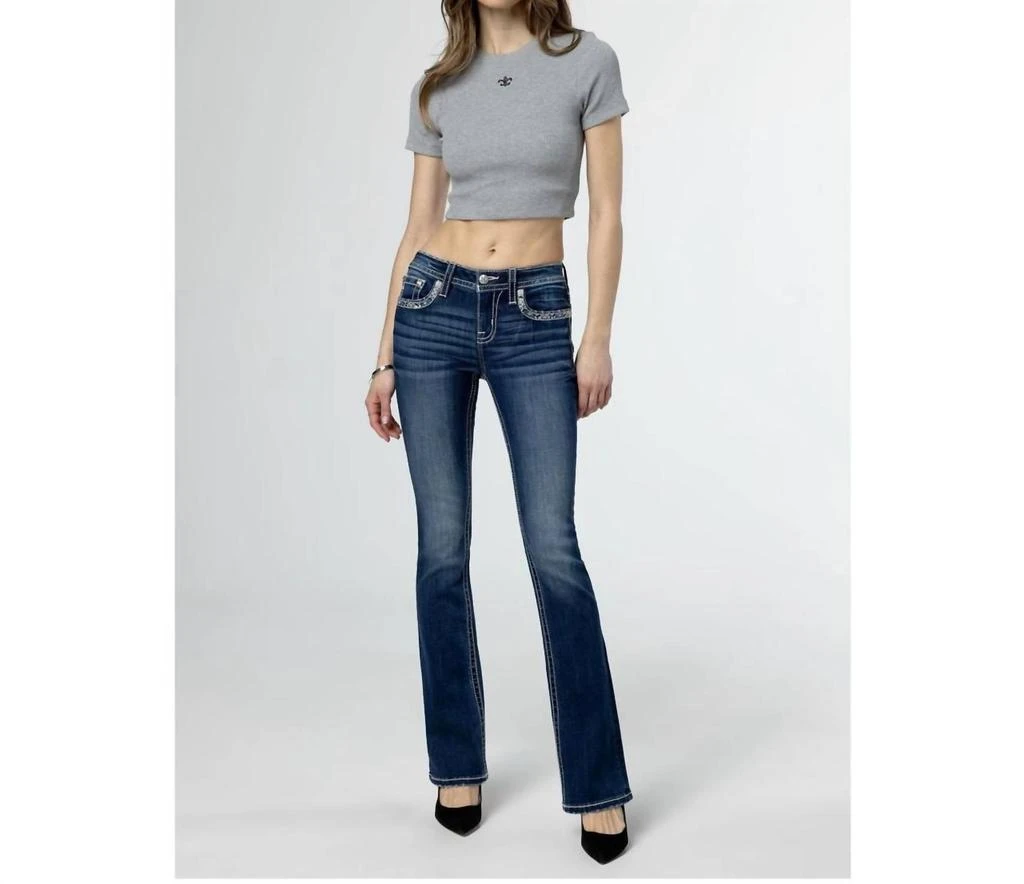 商品Miss Me|Miss Me - Mid-rise Boot Jean,价格¥774,第4张图片详细描述