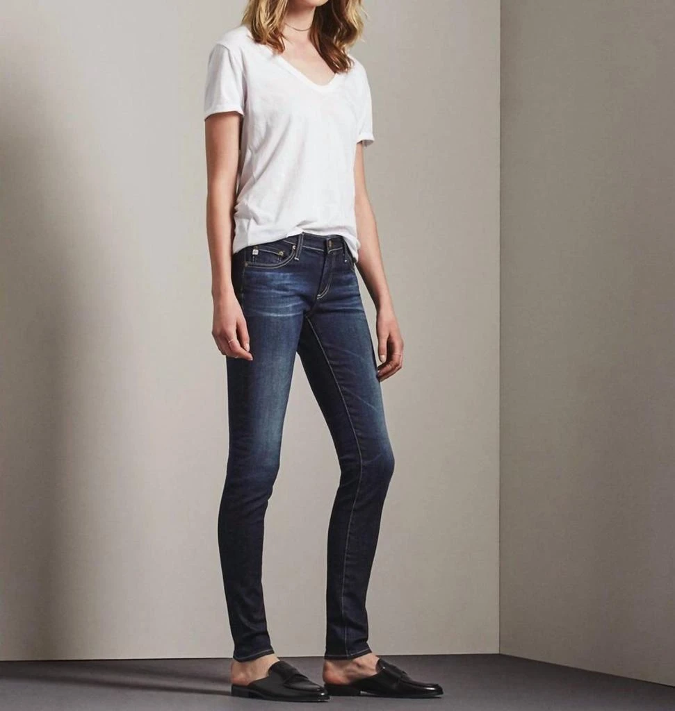 商品AG Jeans|The Legging - Skinny Jean in Deep Indigo,价格¥1284,第1张图片