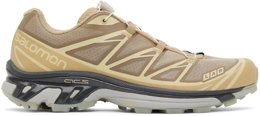 商品Salomon|Beige XT-6 Sneakers,价格¥1202,第1张图片