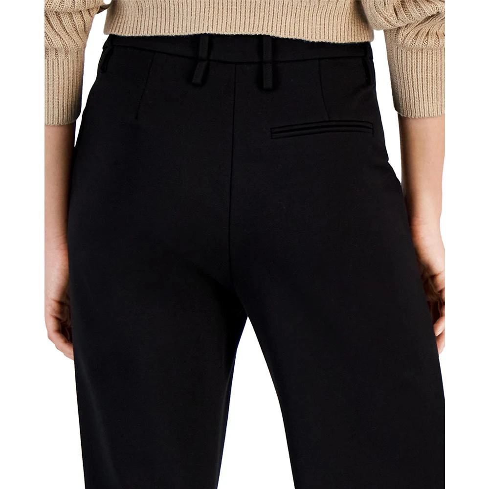 商品Tommy Hilfiger|Women's Ponté-Knit Wide-Leg Pants,价格¥675,第4张图片详细描述