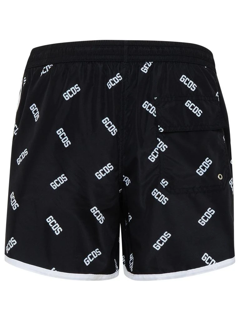商品GCDS|GCDS Allover Logo Printed Drawstring Swim Shorts,价格¥868,第2张图片详细描述