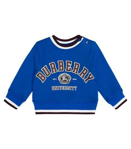 商品Burberry|Baby logo cotton sweatshirt,价格¥2328,第1张图片