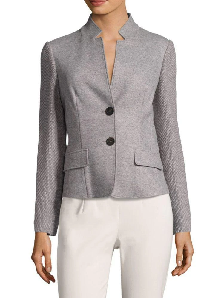 商品Peserico|Button-Front Popcorn Blazer,价格¥2745,第1张图片