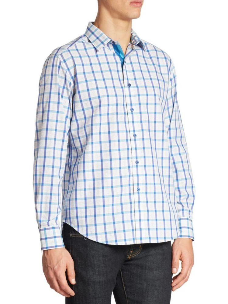 商品Robert Graham|Hollister Plaid Cotton Shirt,价格¥446,第3张图片详细描述