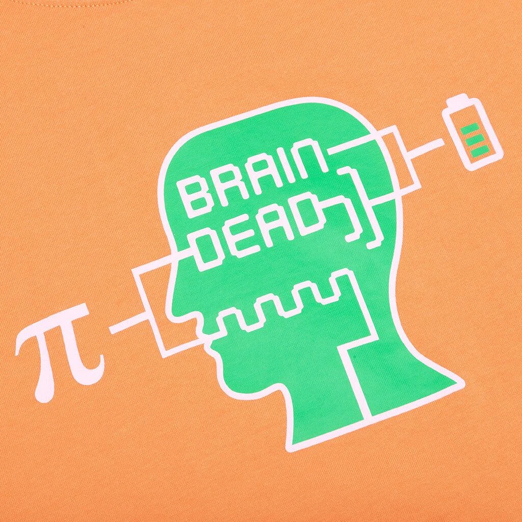 商品Brain Dead|Brain Dead Low Battery T-Shirt - Peach,价格¥282,第3张图片详细描述