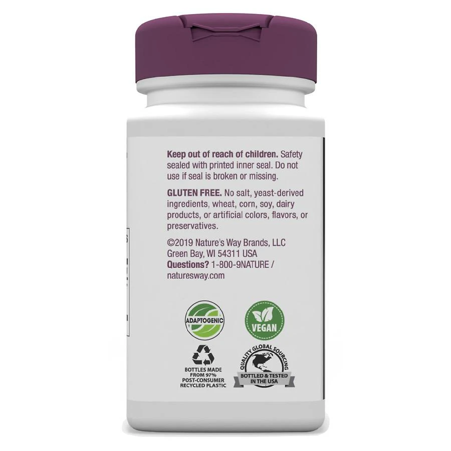 商品Nature's Way|Ashwagandha Vegan Capsules,价格¥162,第2张图片详细描述