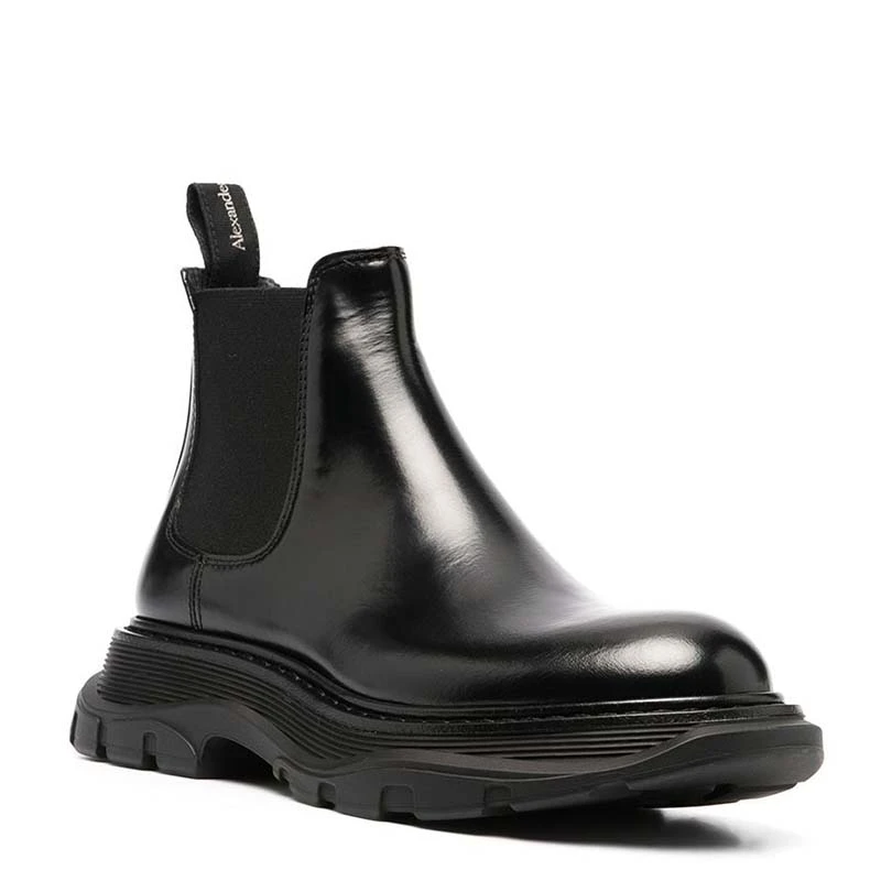 ALEXANDER MCQUEEN 黑色女士踝靴 641837-WHZ84-1000 商品