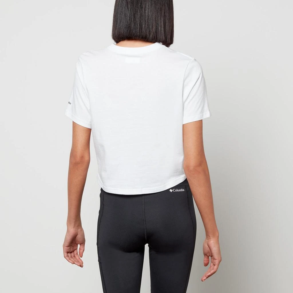 商品Columbia|Columbia Women's North Cascades Cropped T-Shirt - White,价格¥108,第2张图片详细描述