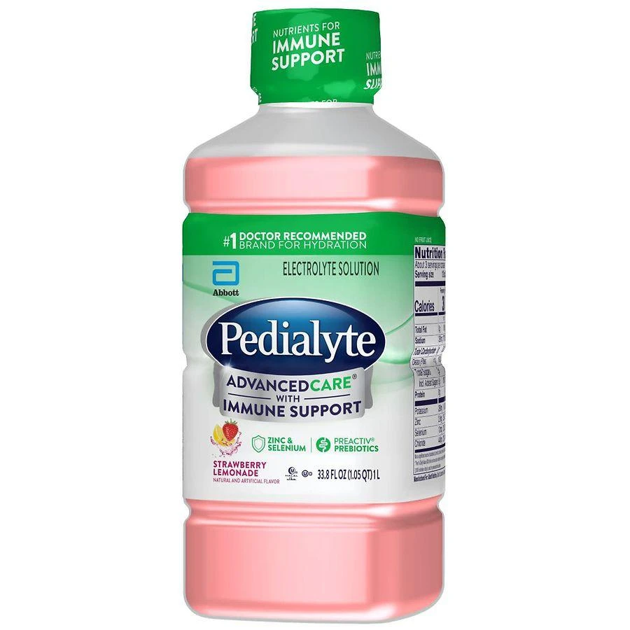 商品Pedialyte|AdvancedCare Electrolyte Solution Strawberry Lemonade,价格¥55,第2张图片详细描述