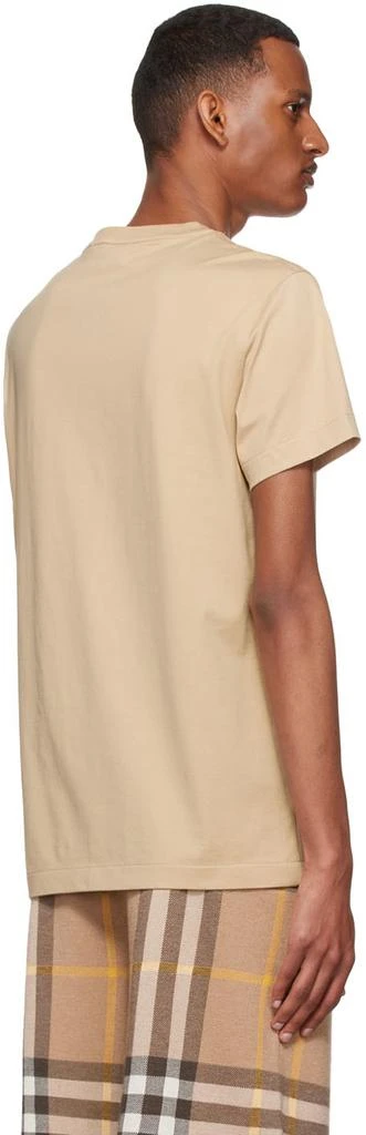 商品Burberry|驼色有机棉 T 恤,价格¥1305,第3张图片详细描述