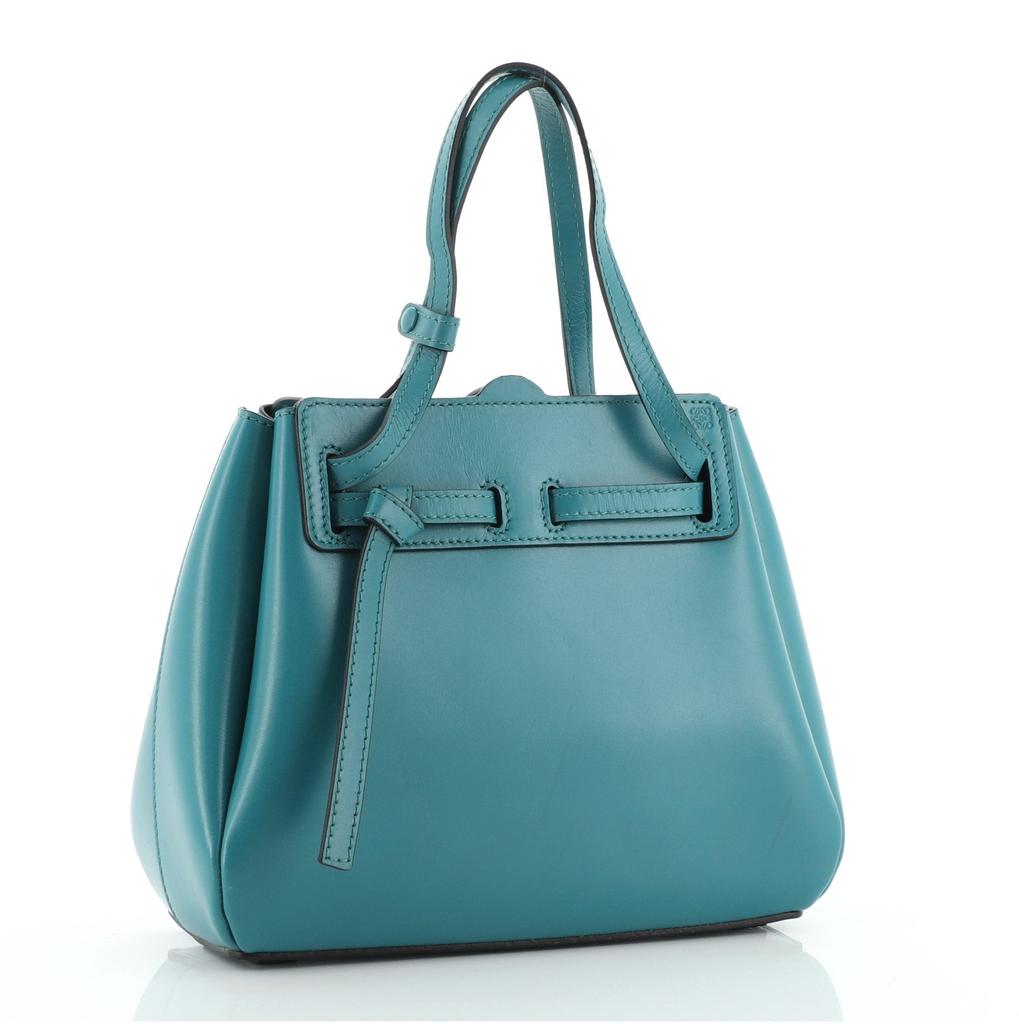 Loewe Lazo Bag Leather Mini Green商品第1张图片规格展示