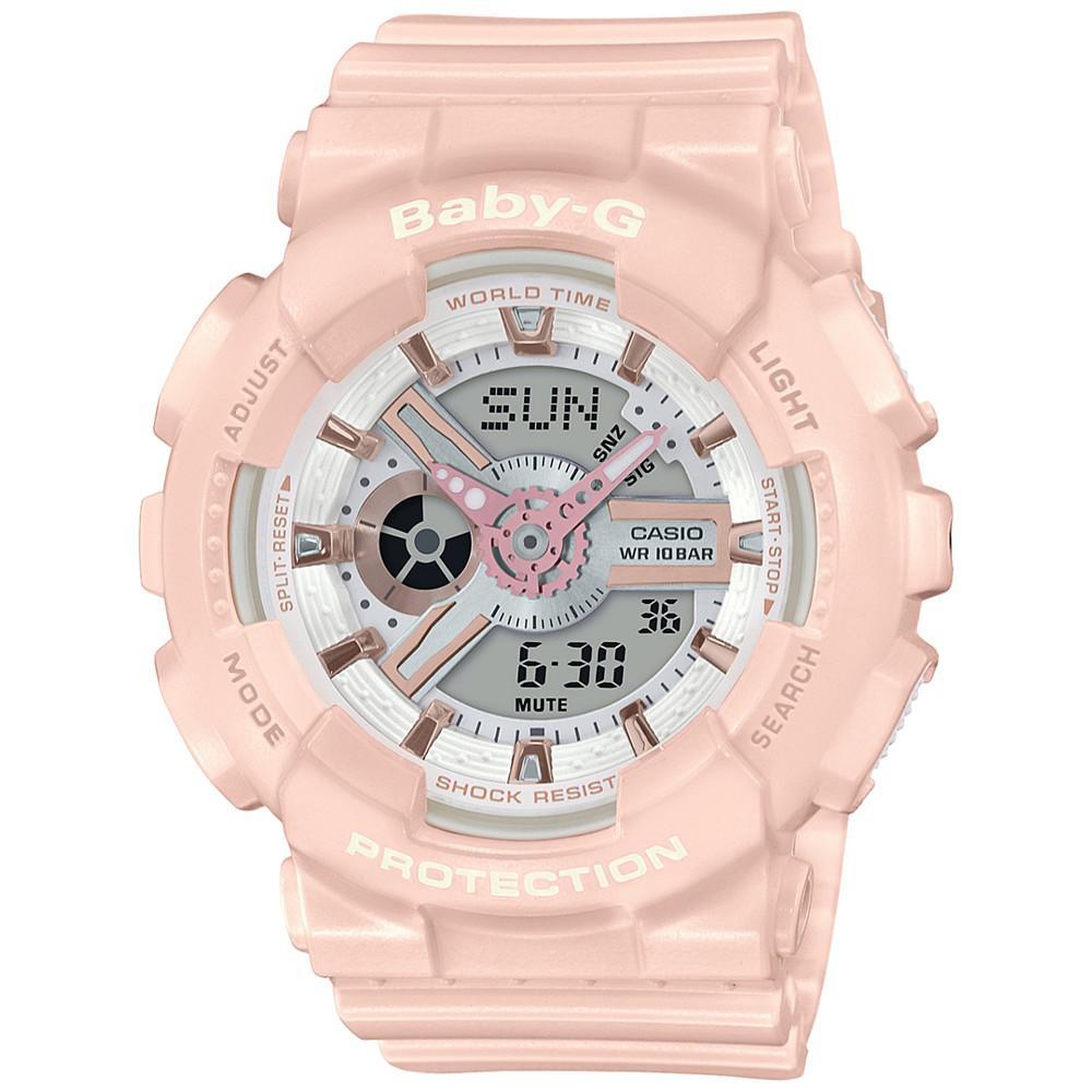 商品G-Shock|Women's Analog-Digital Blush Resin Strap Watch 43.4mm,价格¥968,第1张图片