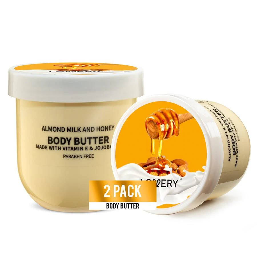 商品Lovery|Almond Milk Whipped Body Butter, 2 Piece,价格¥206,第1张图片
