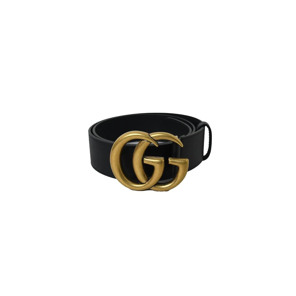 商品Gucci|Gucci GG Leather Belt 40MM Black,价格¥4368,第1张图片