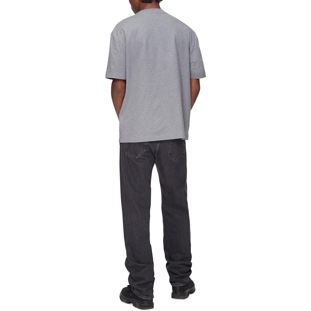 Men's Relaxed Fit Standard Logo Crewneck T-Shirt商品第2张图片规格展示