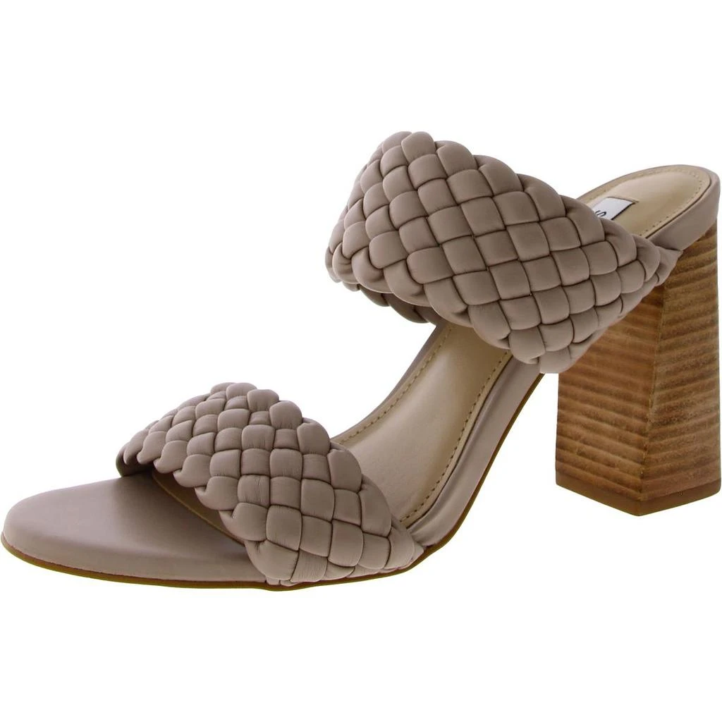 商品Steve Madden|Steve Madden Womens Tielo Woven Faux Leather Heels,价格¥300,第1张图片详细描述