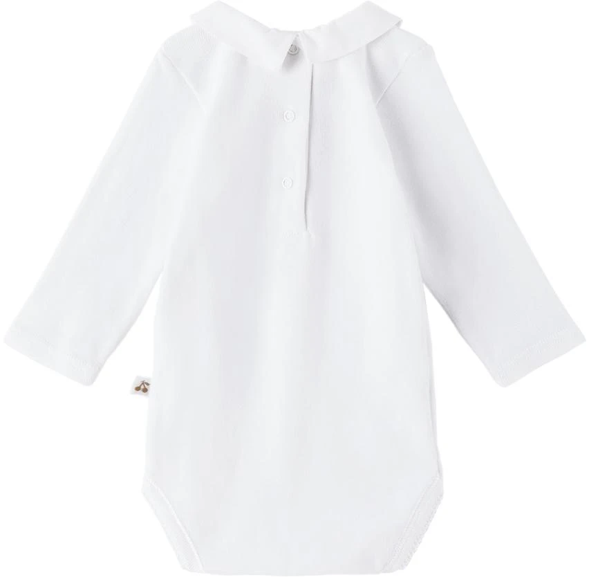 商品Bonpoint|Baby White Juillet Bodysuit,价格¥388,第2张图片详细描述