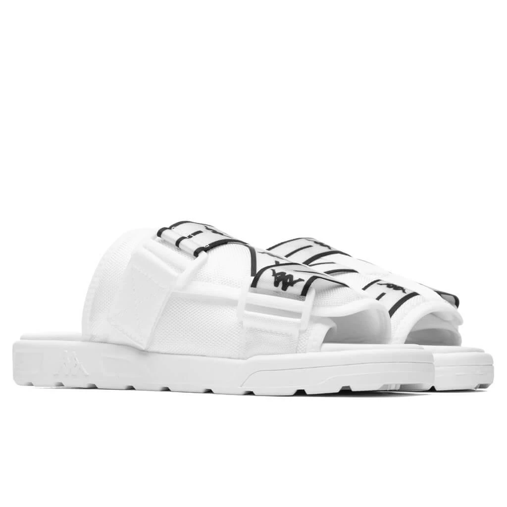 商品Kappa|Authentic Jpn Mitel Sandals - White/Black,价格¥427,第2张图片详细描述