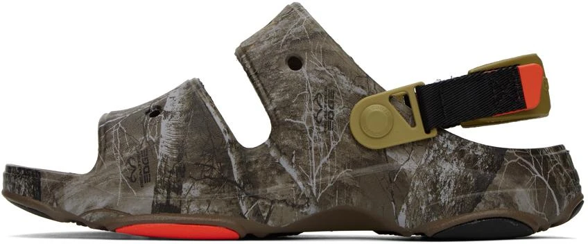 商品Crocs|Khaki Realtree EDGE Edition All-Terrain Sandals,价格¥259,第3张图片详细描述