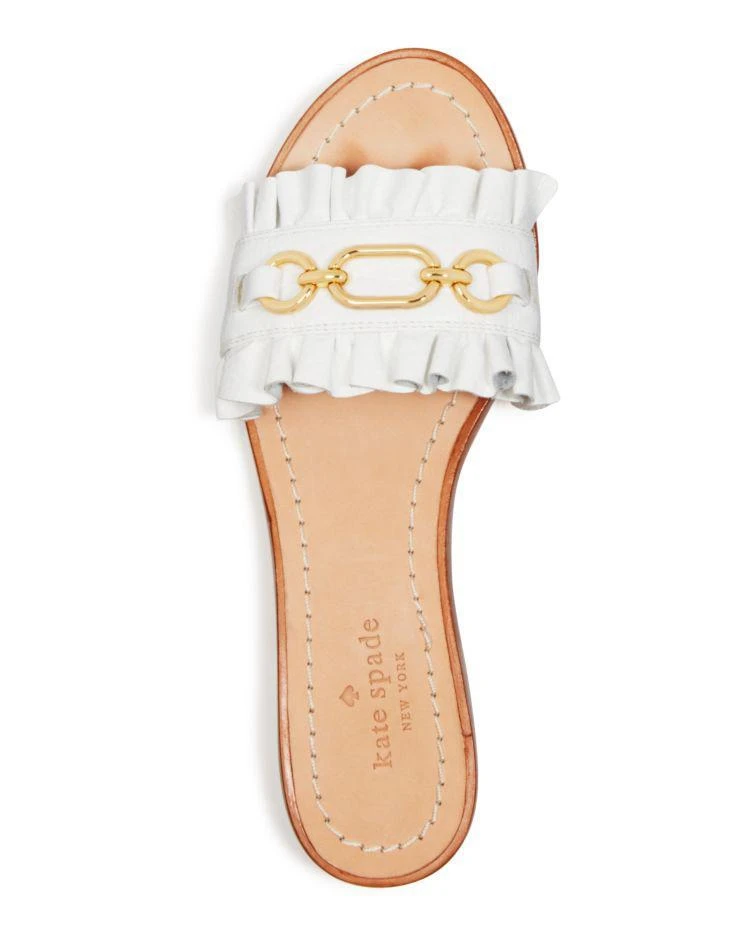 商品Kate Spade|Women's Beau Leather Slide Sandals,价格¥1256,第3张图片详细描述