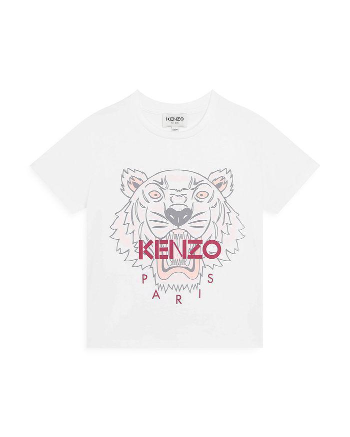 商品Kenzo|Girls' Short Sleeve Graphic Tiger Tee - Little Kid, Big Kid,价格¥571-¥623,第3张图片详细描述