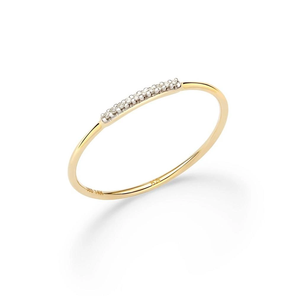 商品Kendra Scott|Mila Band Diamond Accent Ring in 14K Gold or White Gold,价格¥1669,第2张图片详细描述