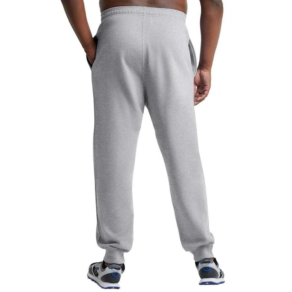 商品CHAMPION|Men's Big & Tall Powerblend Standard-Fit Logo-Print Fleece Joggers,价格¥113,第2张图片详细描述