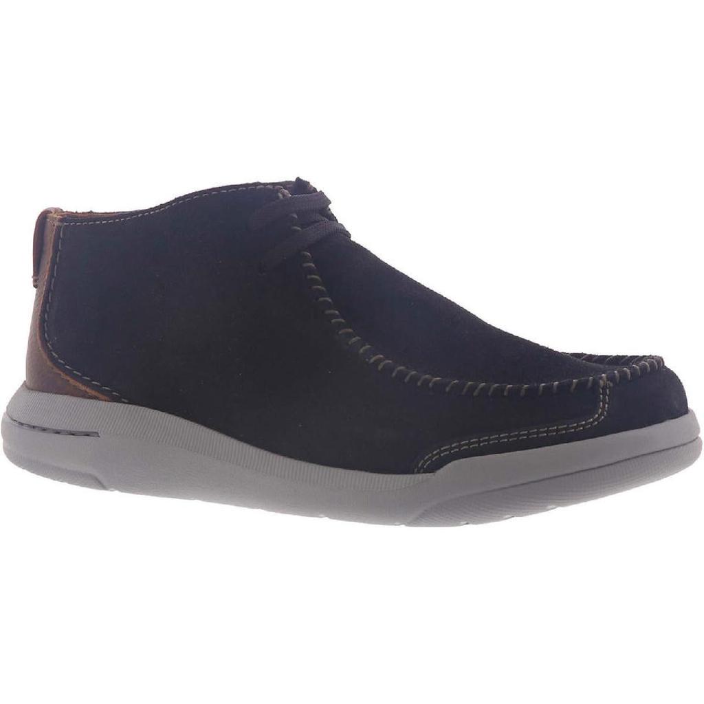 Clarks Mens Driftway Top Lace-up Suede Loafers商品第1张图片规格展示
