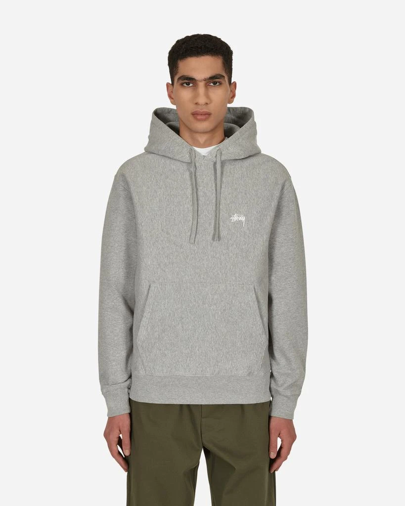 商品STUSSY|Overdyed Hooded Sweatshirt Grey,价格¥1039,第1张图片