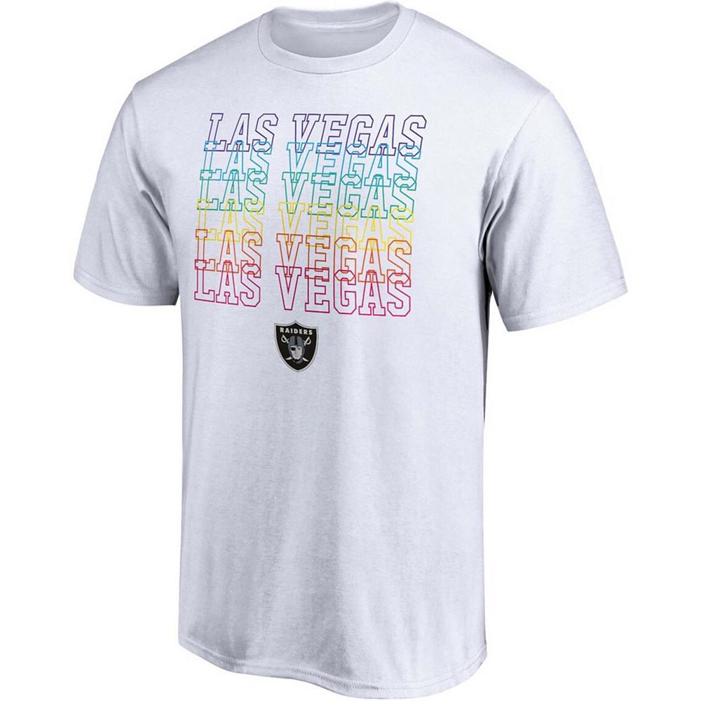 Men's White Las Vegas Raiders City Pride T-shirt商品第3张图片规格展示