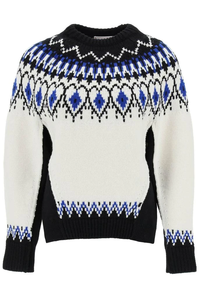 商品Alexander McQueen|Alexander mcqueen fair isle wool sweater,价格¥5241,第1张图片