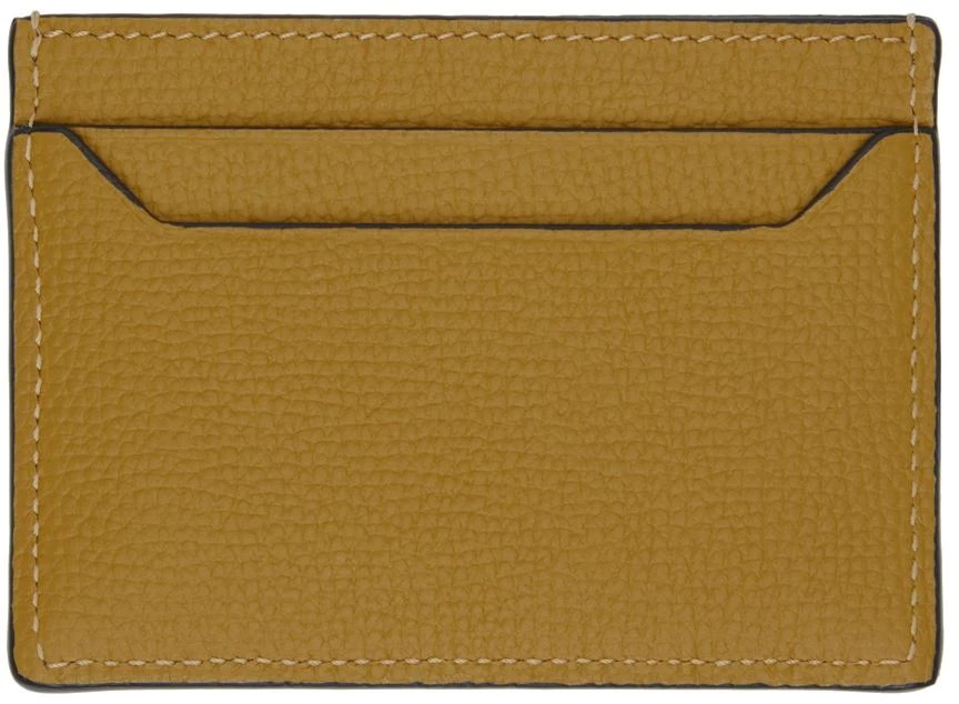 商品Loewe|Yellow Anagram Plain Card Holder,价格¥2065,第2张图片详细描述