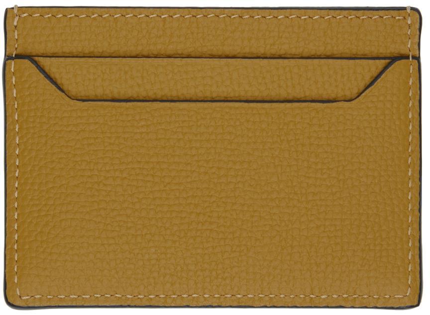 商品Loewe|Yellow Anagram Plain Card Holder,价格¥1899,第4张图片详细描述