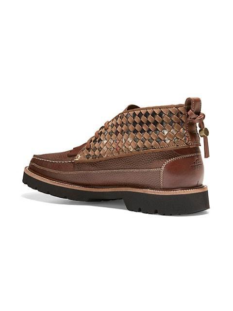 商品Cole Haan|Cole Haan x Pendleton American Classics Leather Chukka Boots,价格¥1564,第5张图片详细描述