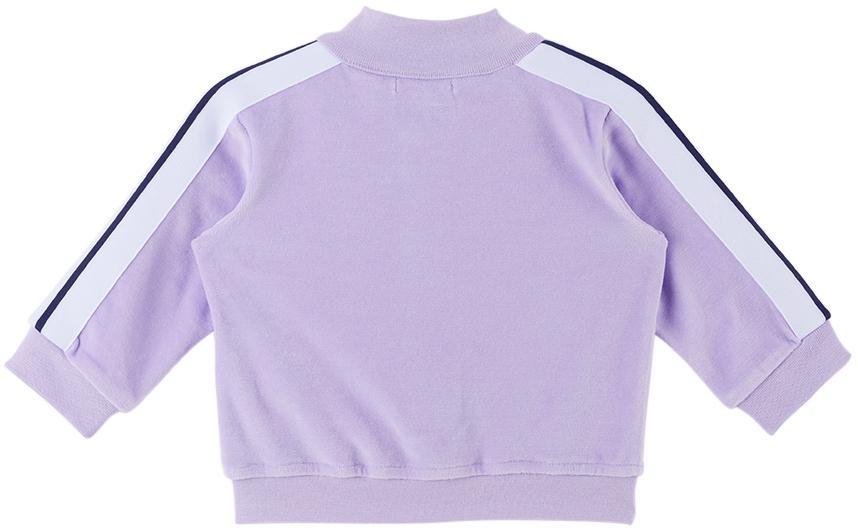 商品Palm Angels|Baby Purple Stripe Trim Track Jacket,价格¥2317,第4张图片详细描述