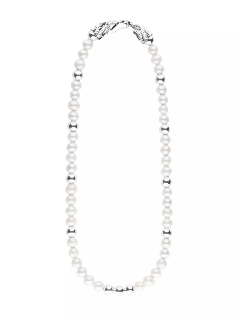 商品Emanuele Bicocchi|Unisex Sterling SIlver & Freshwater Pearl Beaded Necklace,价格¥3124,第1张图片