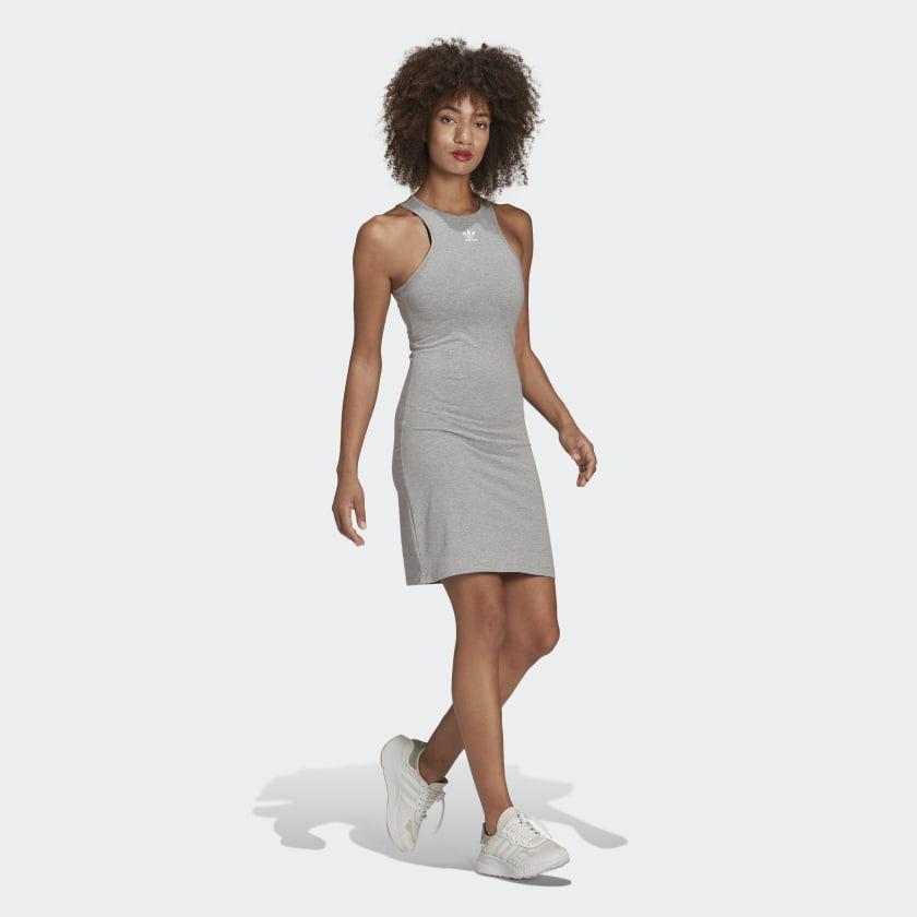 商品Adidas|Women's adidas Adicolor Essentials Rib Tank Dress,价格¥268,第6张图片详细描述