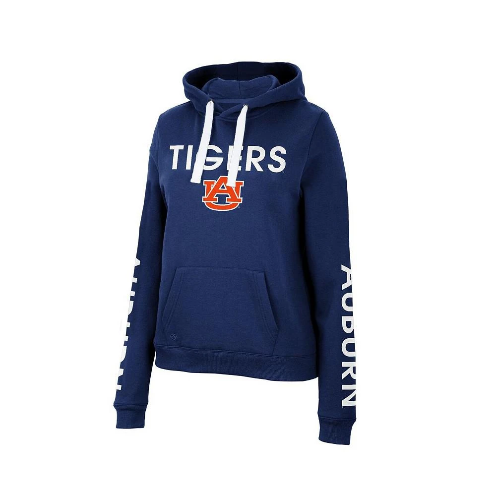 商品Colosseum|Women's Navy Auburn Tigers 3-Hit Pullover Sweatshirt,价格¥278,第2张图片详细描述