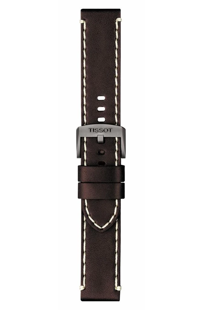 商品Tissot|Chrono XL Leather Strap Chronograph Watch, 45mm,价格¥1731,第2张图片详细描述