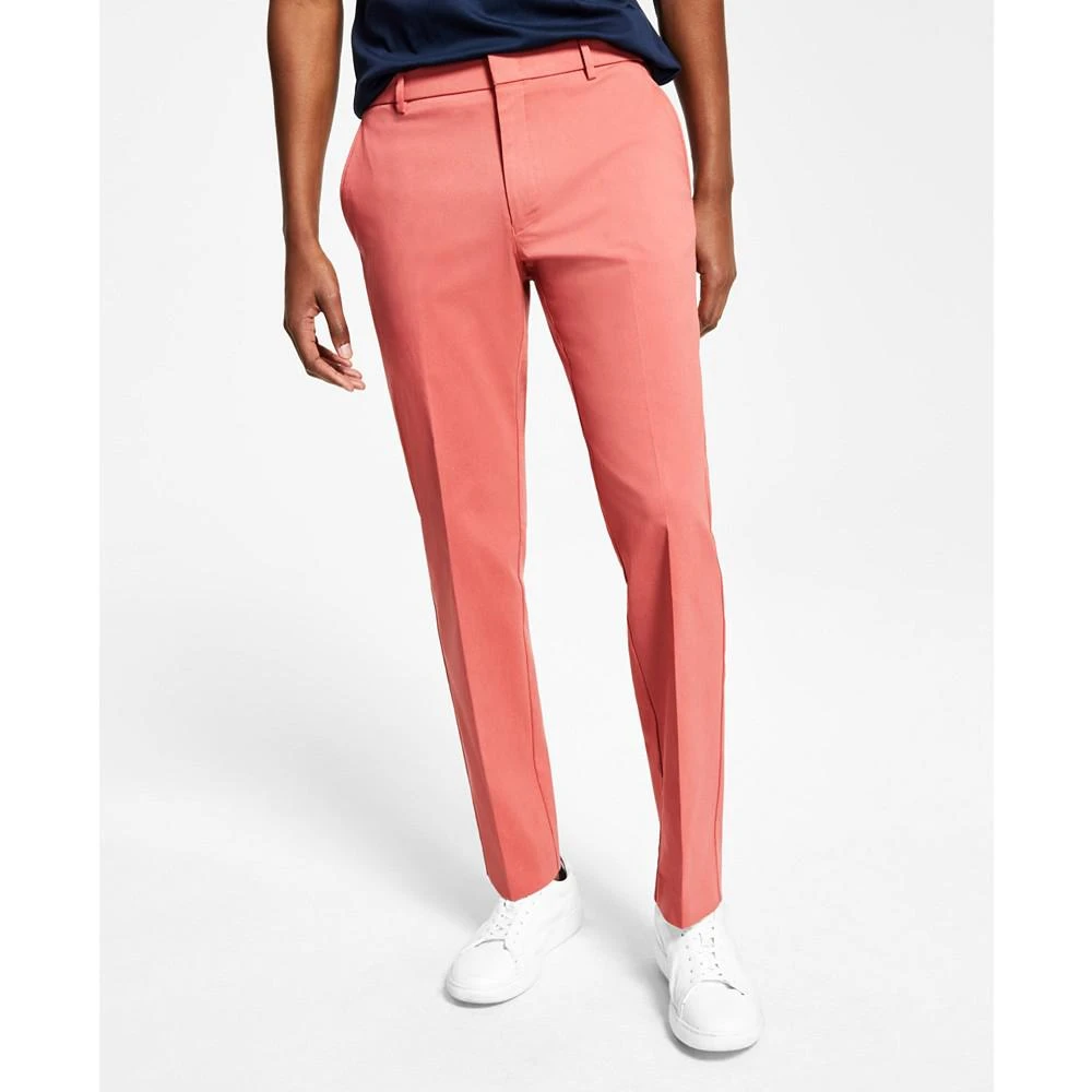 商品Tommy Hilfiger|Men's Modern-Fit TH Flex Stretch Comfort Solid Performance Pants,价格¥714,第2张图片详细描述